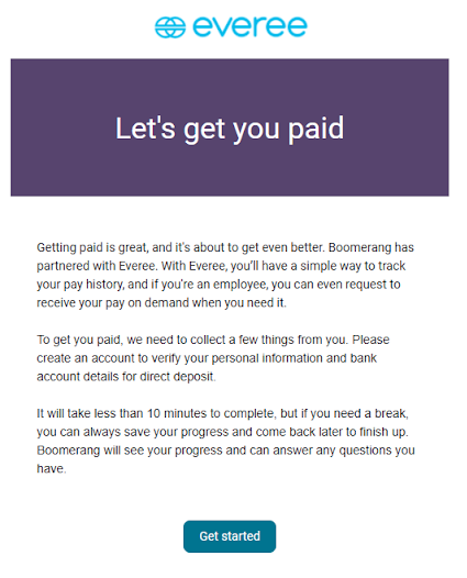 How do I sign up to use Everee at my employer