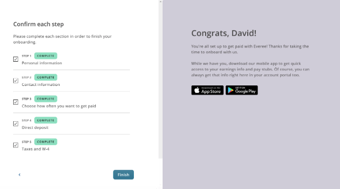 How do I sign up to use Everee at my employer