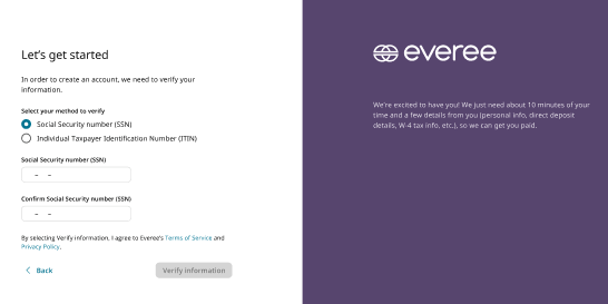 Claiming Everee Account for Workers