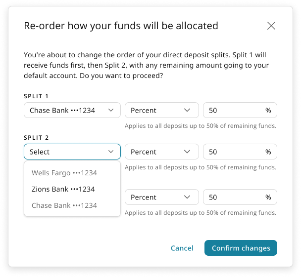 How to delete or update your direct deposit account information