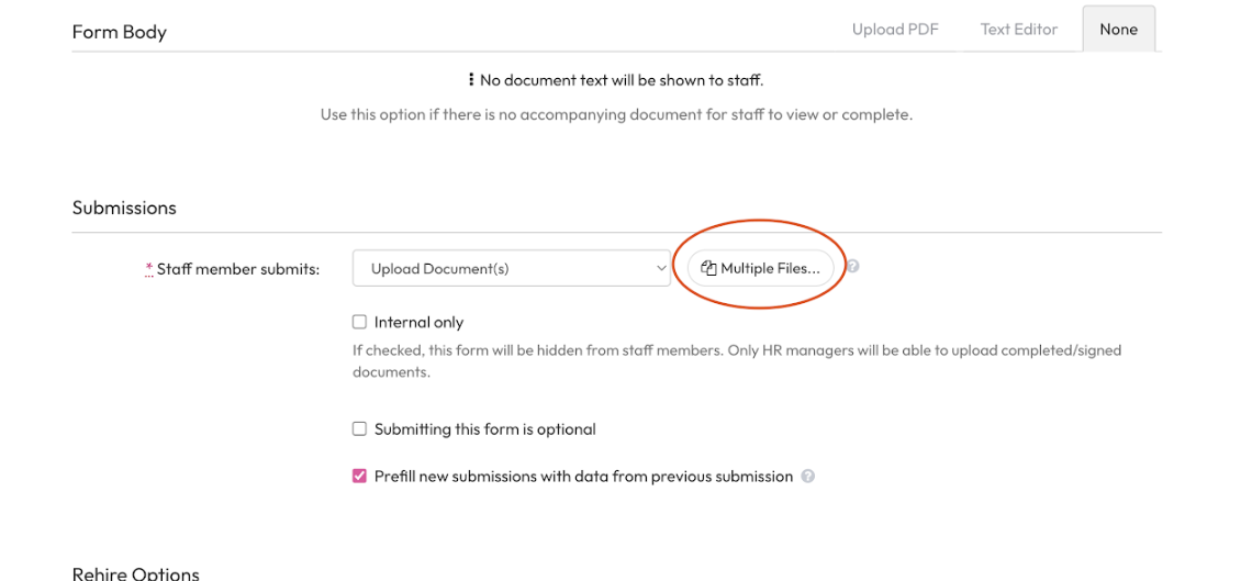 Onboarding+ Creating New Forms: A Simple Upload Form