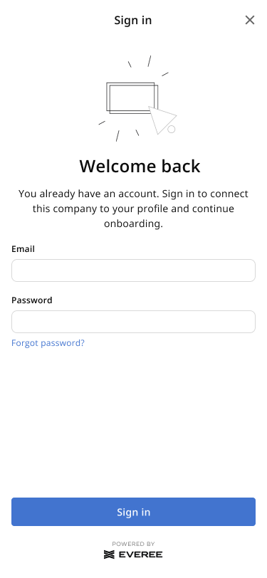 Onboarding with a new employer when you already have an Everee account